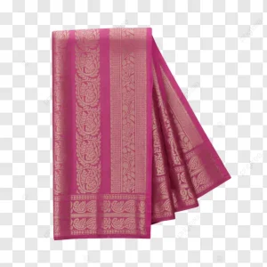 Pink Chiffon Saree